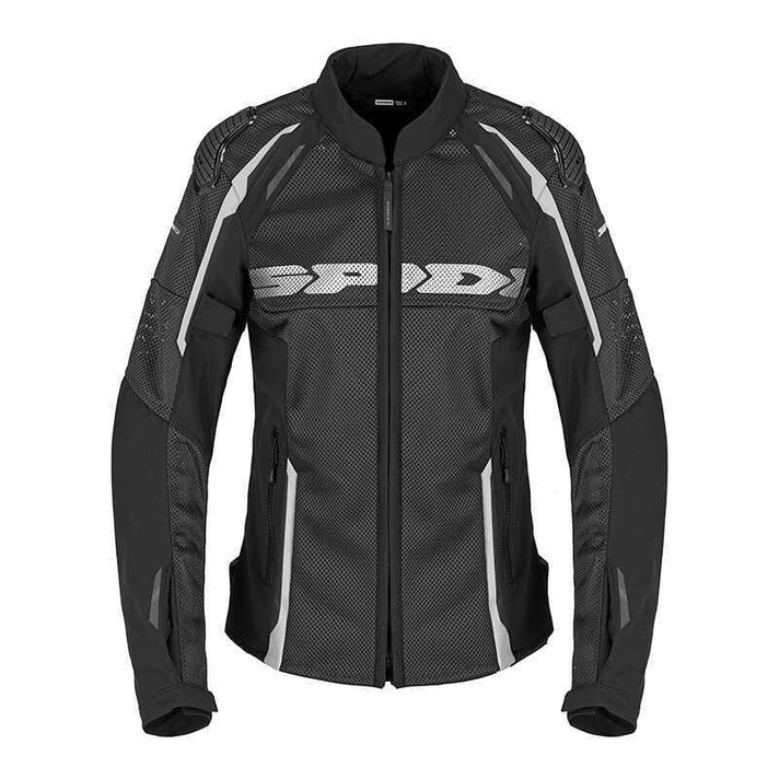 SPIDI RACE WARRIOR 2 NET LADY YAZLIK CEKET SİYAH BEYAZ
