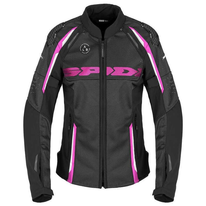 SPIDI RACE WARRIOR 2 NET LADY YAZLIK CEKET SİYAH FUŞYA