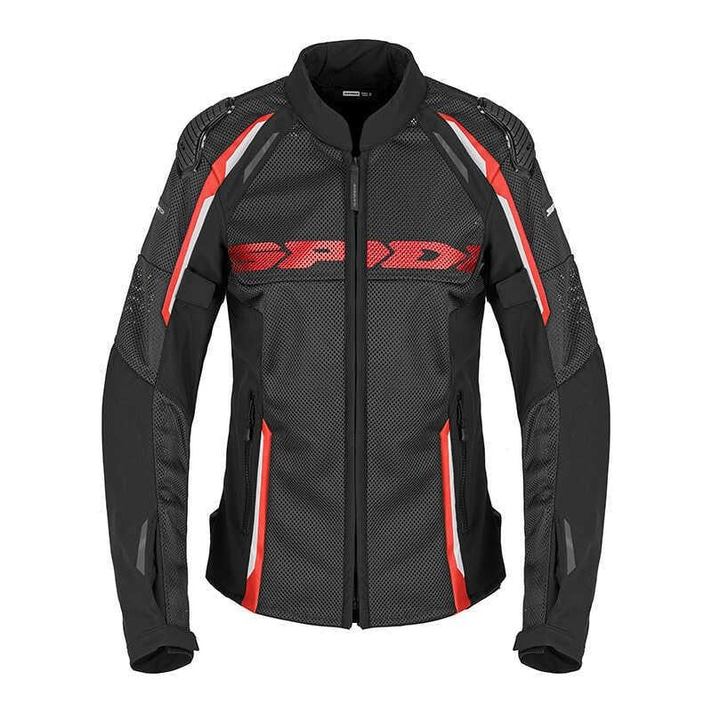 SPIDI RACE WARRIOR 2 NET LADY YAZLIK CEKET SİYAH KIRMIZI