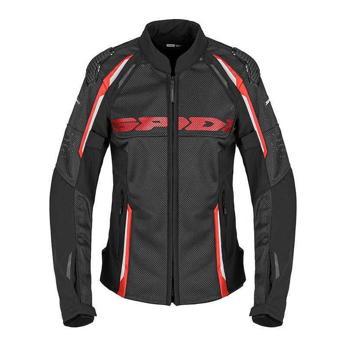 SPIDI RACE WARRIOR 2 NET LADY YAZLIK CEKET SİYAH KIRMIZI