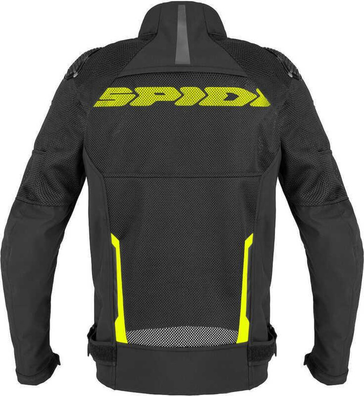 SPIDI RACE WARRIOR 2 NET YAZLIK CEKET SİYAH SARI