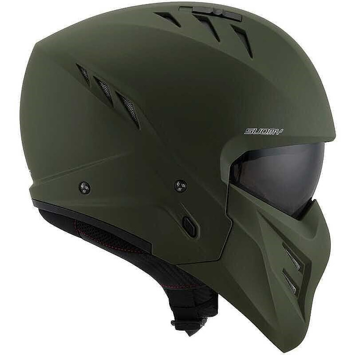 SUOMY ARMOR KASK PLAIN MAT YEŞİL