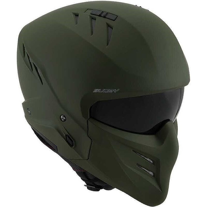 SUOMY ARMOR KASK PLAIN MAT YEŞİL