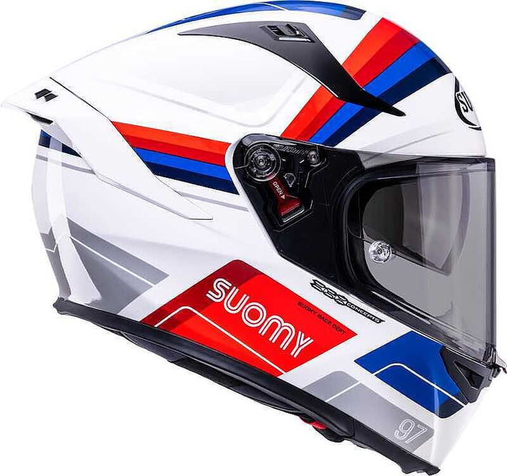 SUOMY SPEEDSTAR 2 KASK VANTAGE BEYAZ MAVİ