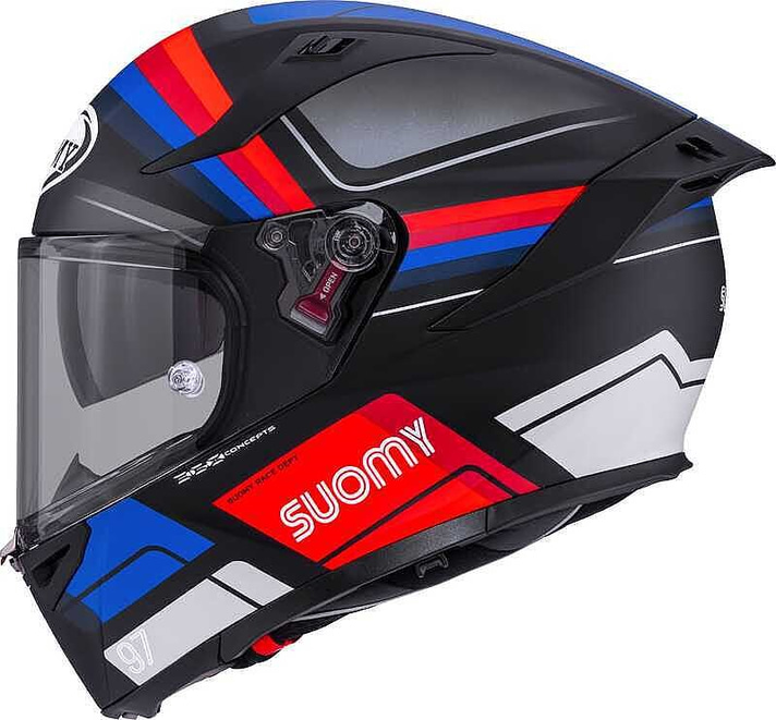 SUOMY SPEEDSTAR 2 KASK VANTAGE MAT SİYAH MAVİ