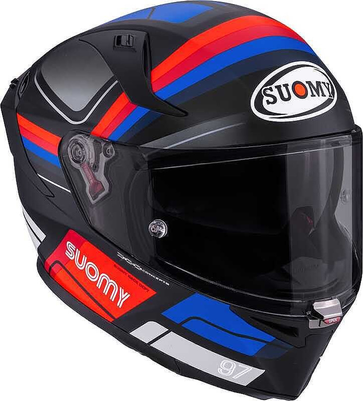 SUOMY SPEEDSTAR 2 KASK VANTAGE MAT SİYAH MAVİ