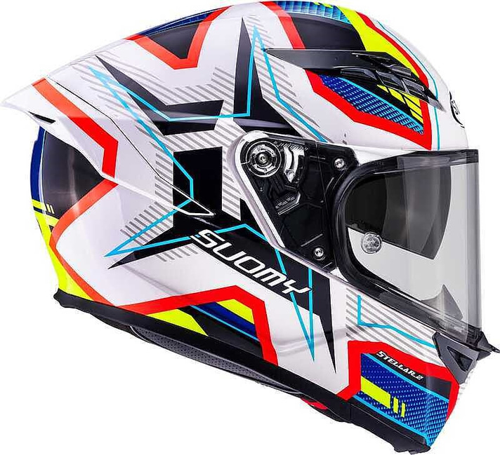 SUOMY STELLAR 2 KASK BLACKSTAR BEYAZ MAVİ