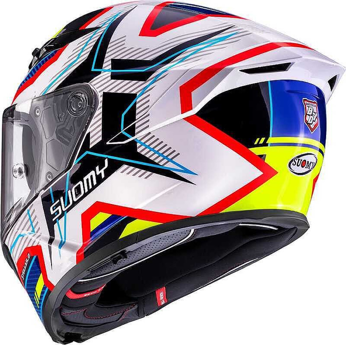 SUOMY STELLAR 2 KASK BLACKSTAR BEYAZ MAVİ
