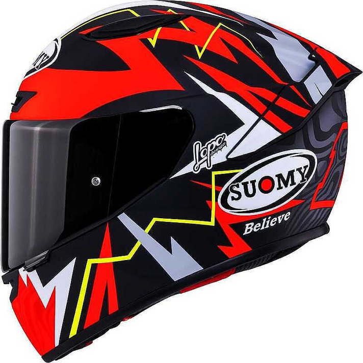 SUOMY TRACK-1 KASK SAM LOWES EDITION 2025 MAT KIRMIZI