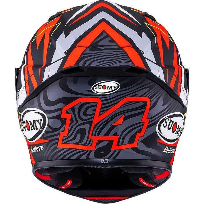SUOMY TRACK-1 KASK SAM LOWES EDITION 2025 MAT KIRMIZI