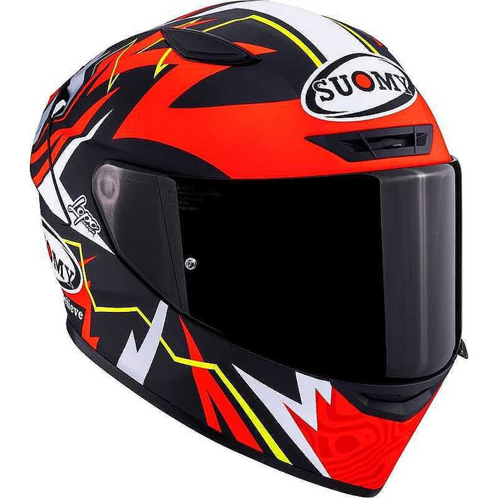 SUOMY TRACK-1 KASK SAM LOWES EDITION 2025 MAT KIRMIZI