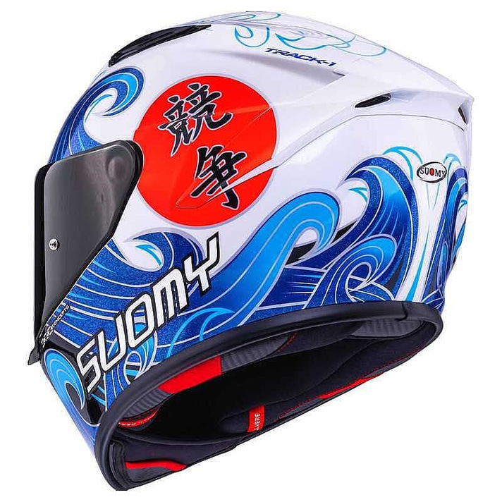 SUOMY TRACK-1 KASK WAVES BEYAZ