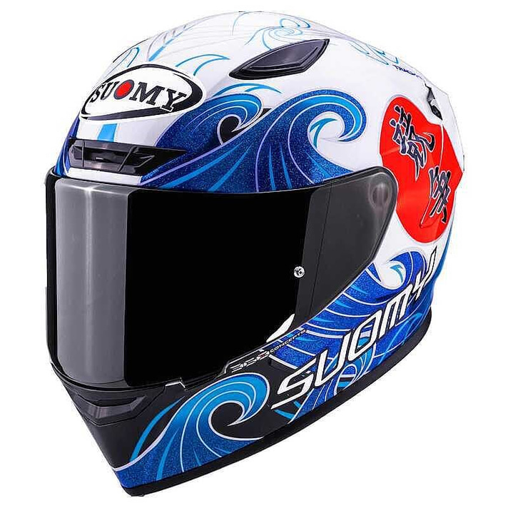 SUOMY TRACK-1 KASK WAVES BEYAZ