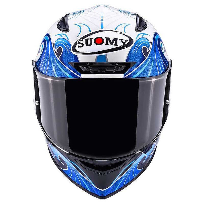 SUOMY TRACK-1 KASK WAVES BEYAZ