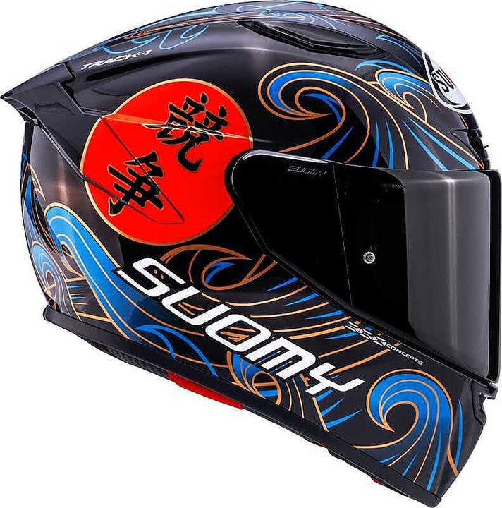 SUOMY TRACK-1 KASK WAVES SİYAH