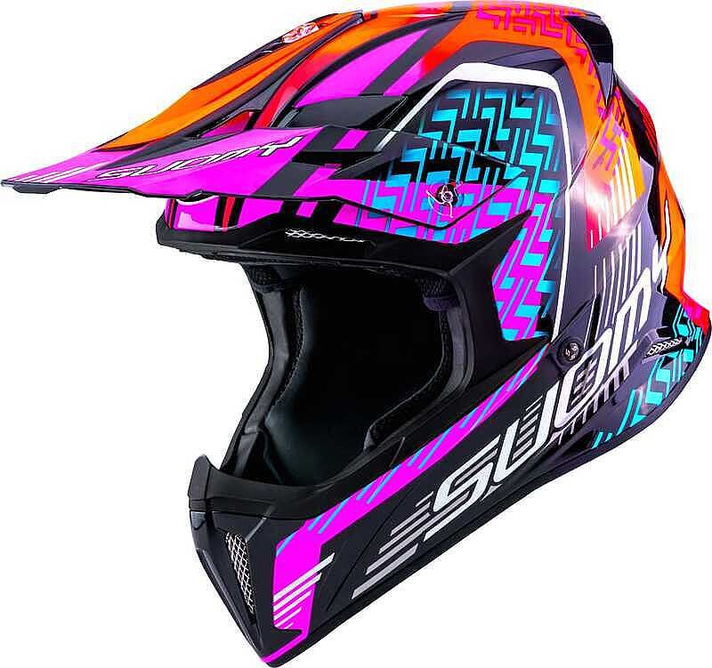 SUOMY X-WING MOTLEY KASK KIRMIZI MOR