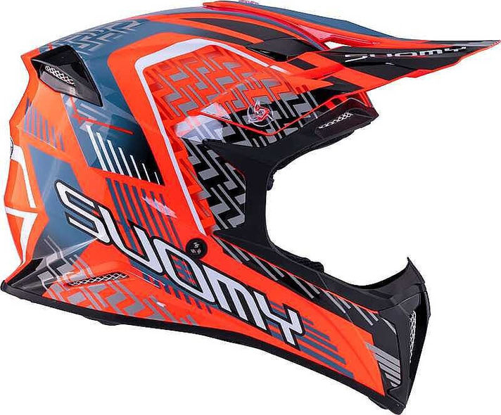 SUOMY X-WING MOTLEY KASK KIRMIZI SİYAH