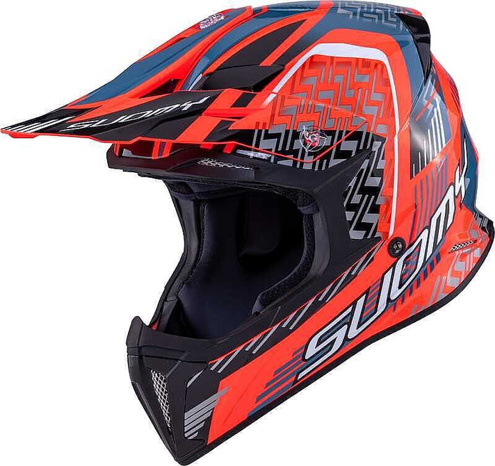 SUOMY X-WING MOTLEY KASK KIRMIZI SİYAH