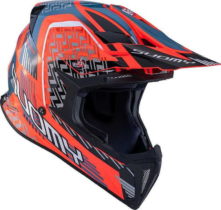 SUOMY X-WING MOTLEY KASK KIRMIZI SİYAH
