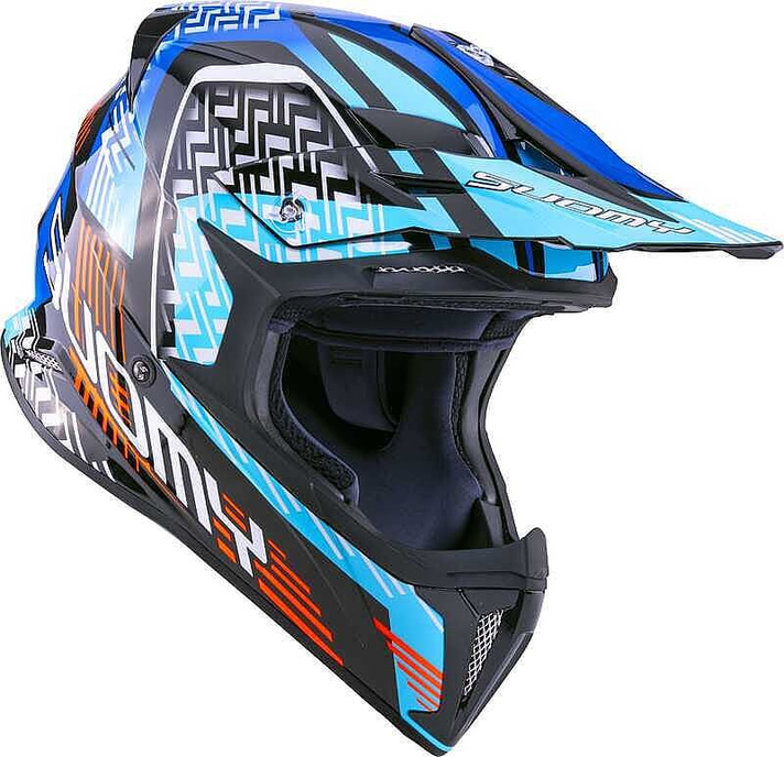 SUOMY X-WING MOTLEY KASK MAVİ SİYAH