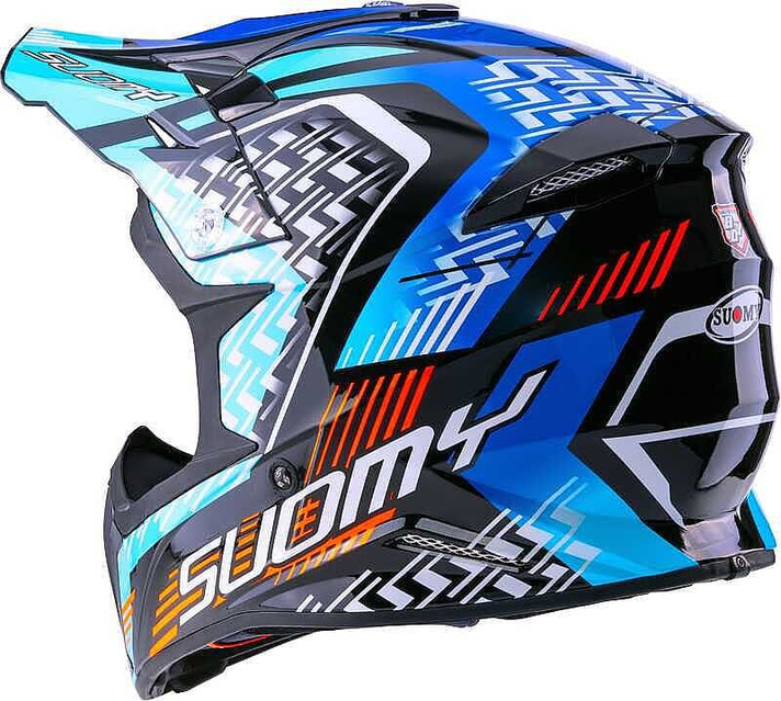 SUOMY X-WING MOTLEY KASK MAVİ SİYAH