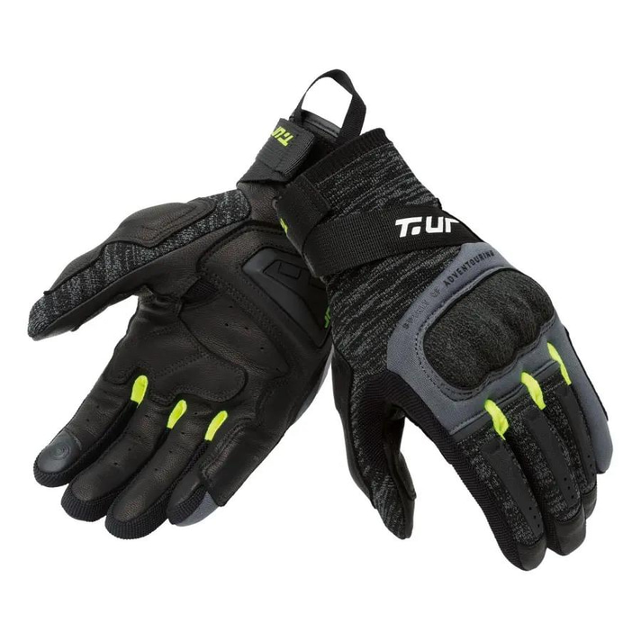 T.UR G-KNIT ELDİVEN SİYAH SARI