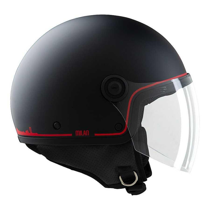 TUCANO URBANO EL JETTIN 6.0 YARIM KASK MILAN SKYLINE MAT SİYAH