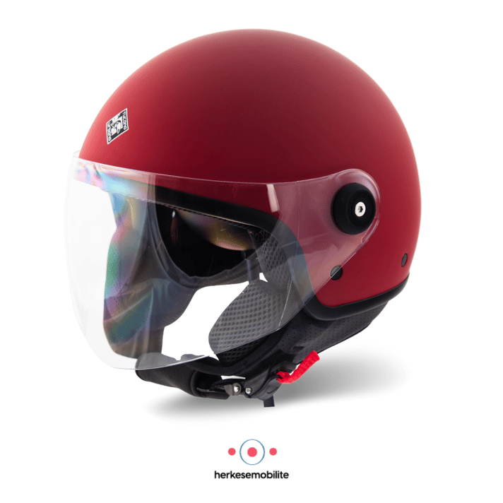 TUCANO URBANO El Jettin Açık Kask Mat Kırmızı