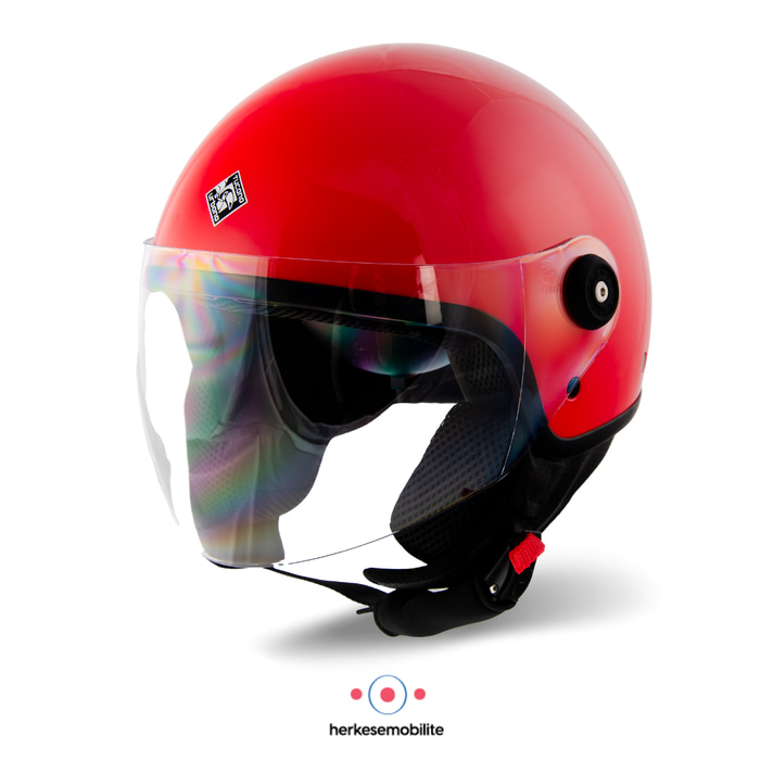 TUCANO URBANO El Jettin Açık Kask Parlak Kırmızı