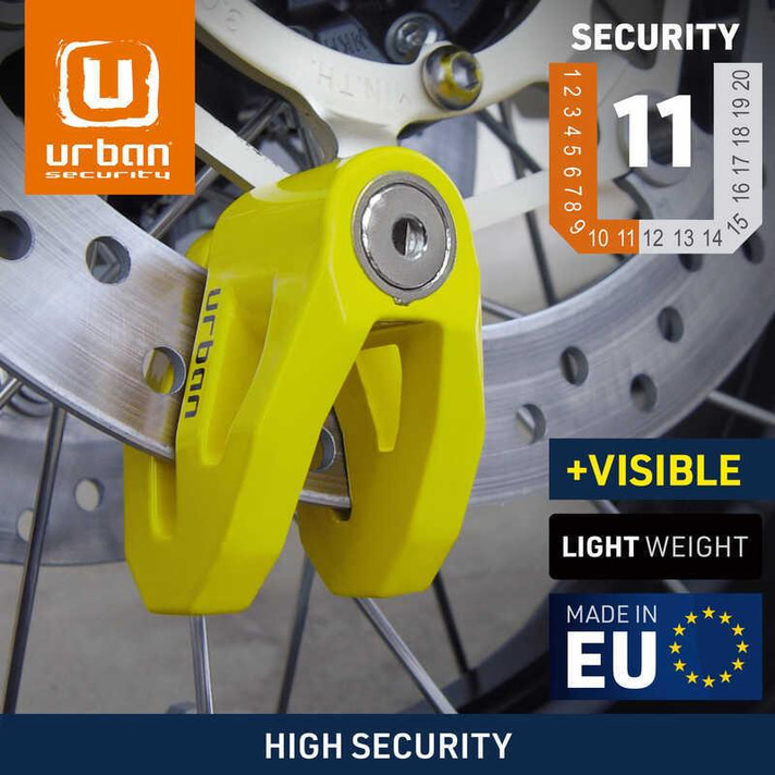 URBAN SECURITY UR208Y 10mm DİSK KİLİDİ
