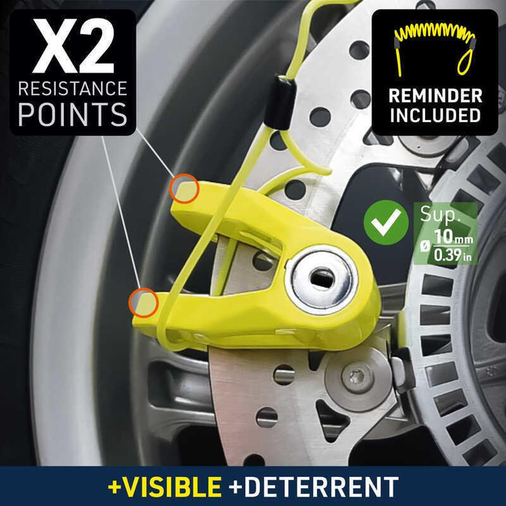 URBAN SECURITY UR208Y 10mm DİSK KİLİDİ