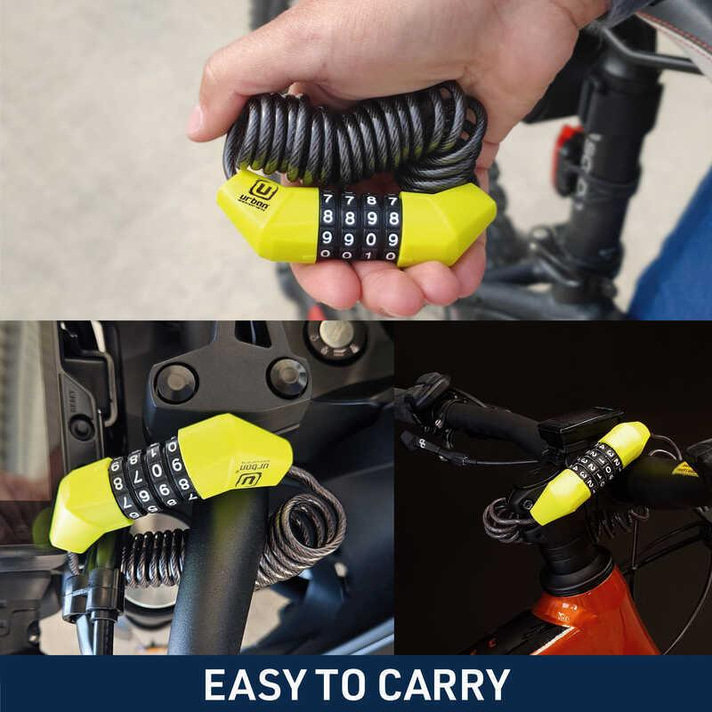 URBAN SECURITY UR446 ŞİFRELİ HALAT KİLİT