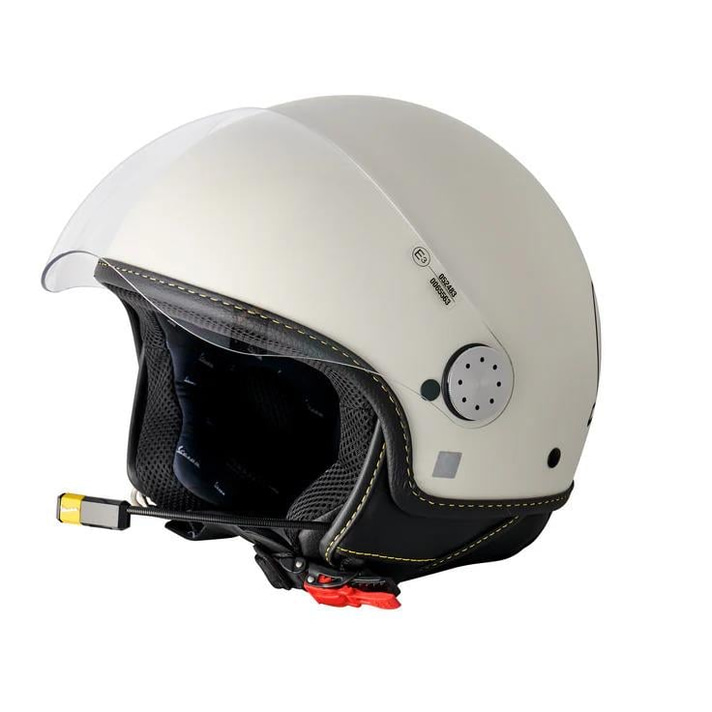 VESPA Visor 3.0 Açık Kask Mavimsi GriBT KASK VISOR BEYAZ VESPA