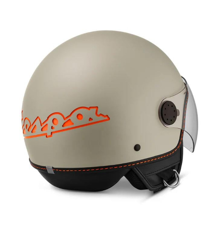 VESPA Visor 3.0 Açık Kask Mavimsi GriVESPA KASK DJ BEJ-TURUNCU