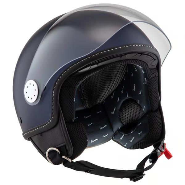 VESPA Visor 3.0 Açık Kask Mavimsi GriVESPA VİSOR 3.0 KASK GECE MAVİSİ KASK 289/A