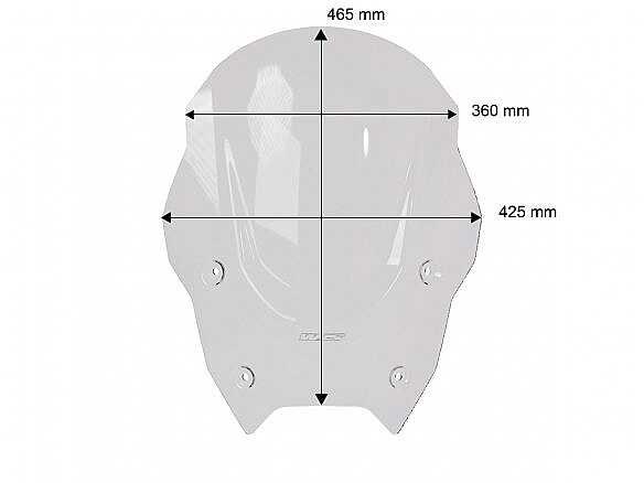 WRS BMW R1300 RS 2025 - 2026 TOURING RÜZGAR SİPERLİĞİ KOYU FÜME BM118FS