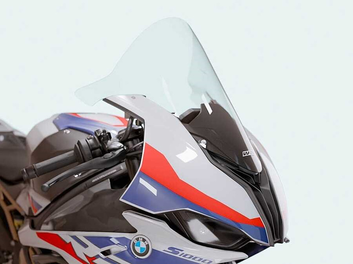 WRS BMW S1000 RR 2019-2024 YÜKSEK YARIŞ CAMI ŞEFFAF BM051T