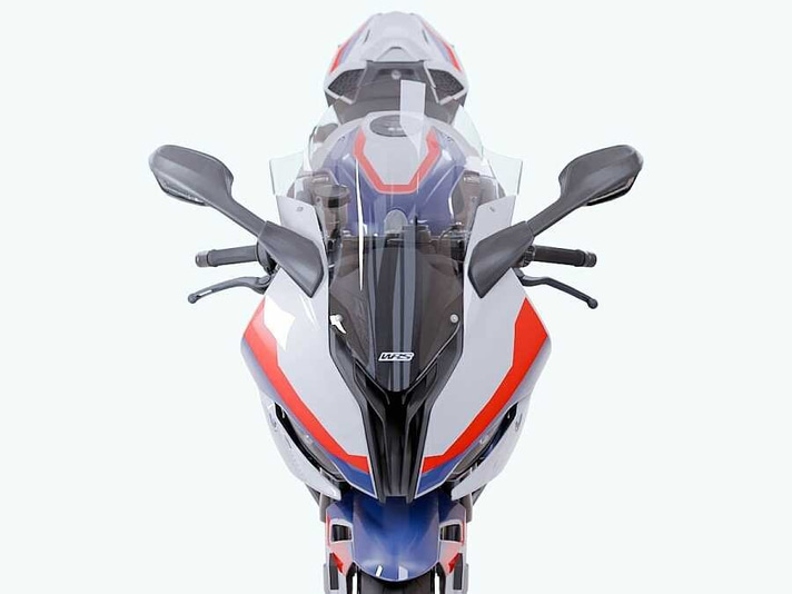 WRS BMW S1000 RR 2019-2024 YÜKSEK YARIŞ CAMI ŞEFFAF BM051T