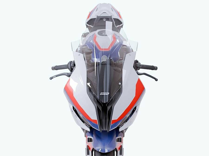 WRS BMW S1000 RR 2019-2024 YÜKSEK YARIŞ CAMI ŞEFFAF BM051T