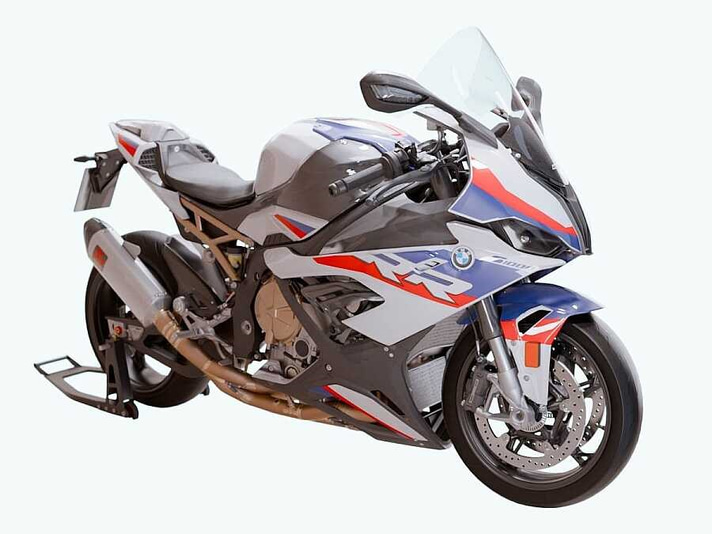 WRS BMW S1000 RR 2019-2024 YÜKSEK YARIŞ CAMI ŞEFFAF BM051T