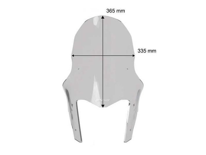 WRS SMOKED TOURING WINDSCREEN YAMAHA TENERE 700 / RALLY 2025-2026