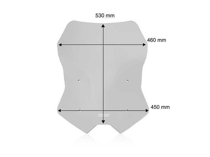 WRS TOURING SMOKED WINDSCREEN YAMAHA TRACER 9 GT / GT+ 2025-2026