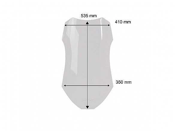 WRS TRANSPARENT TOURING WINDSCREEN YAMAHA TRACER 7 / GT 2025-2026