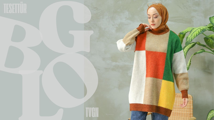 Tesettür Giyim Modasında Triko Şıklığı: Triko İkili Takım, Etekli Takım ve Elbise Seçenekleri
