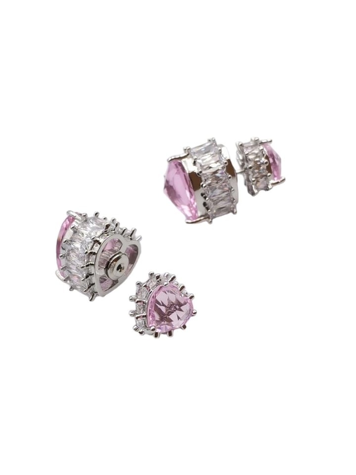 Pink Love Diamond Küpe