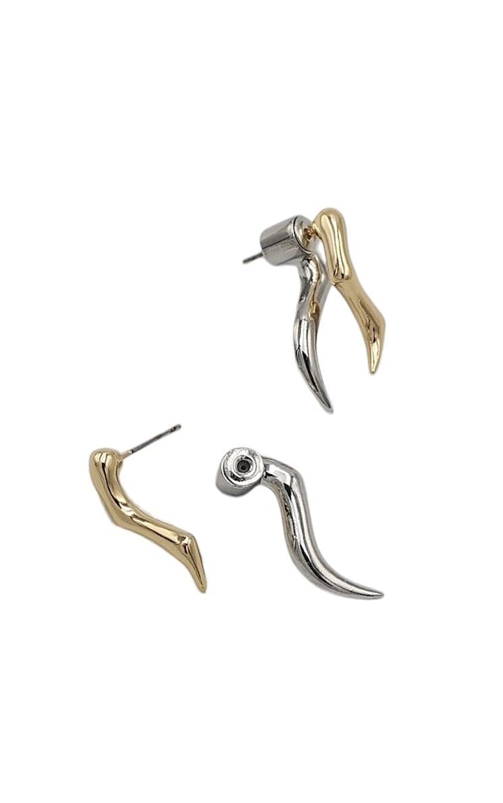 2 Renk Horn Küpe