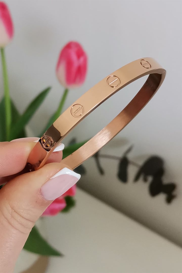 Cartier Rose Çelik Bileklik