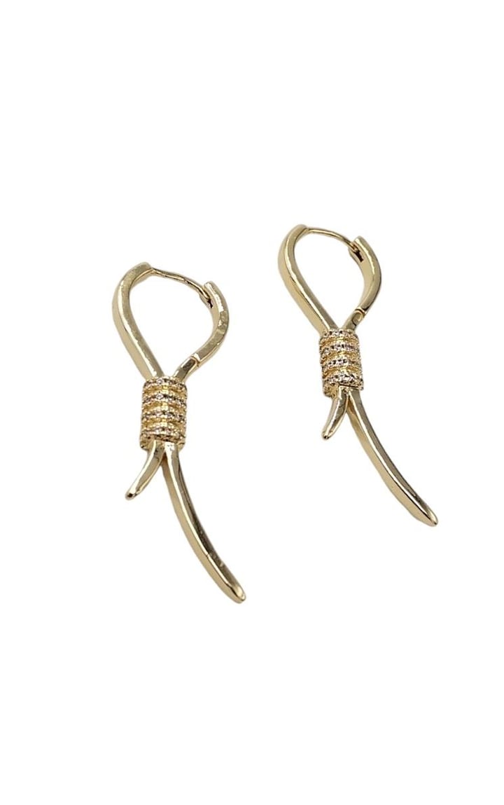 Knot Gold Küpe