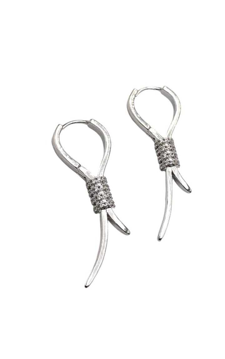 Knot Silver Küpe