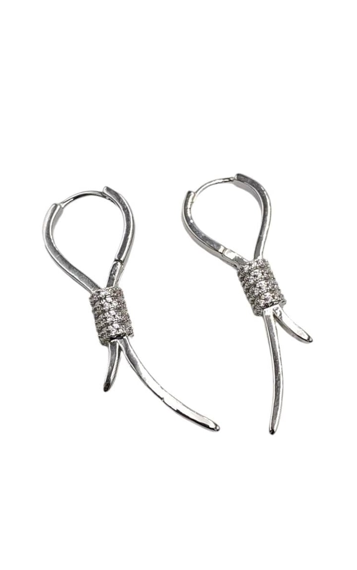 Knot Silver Küpe